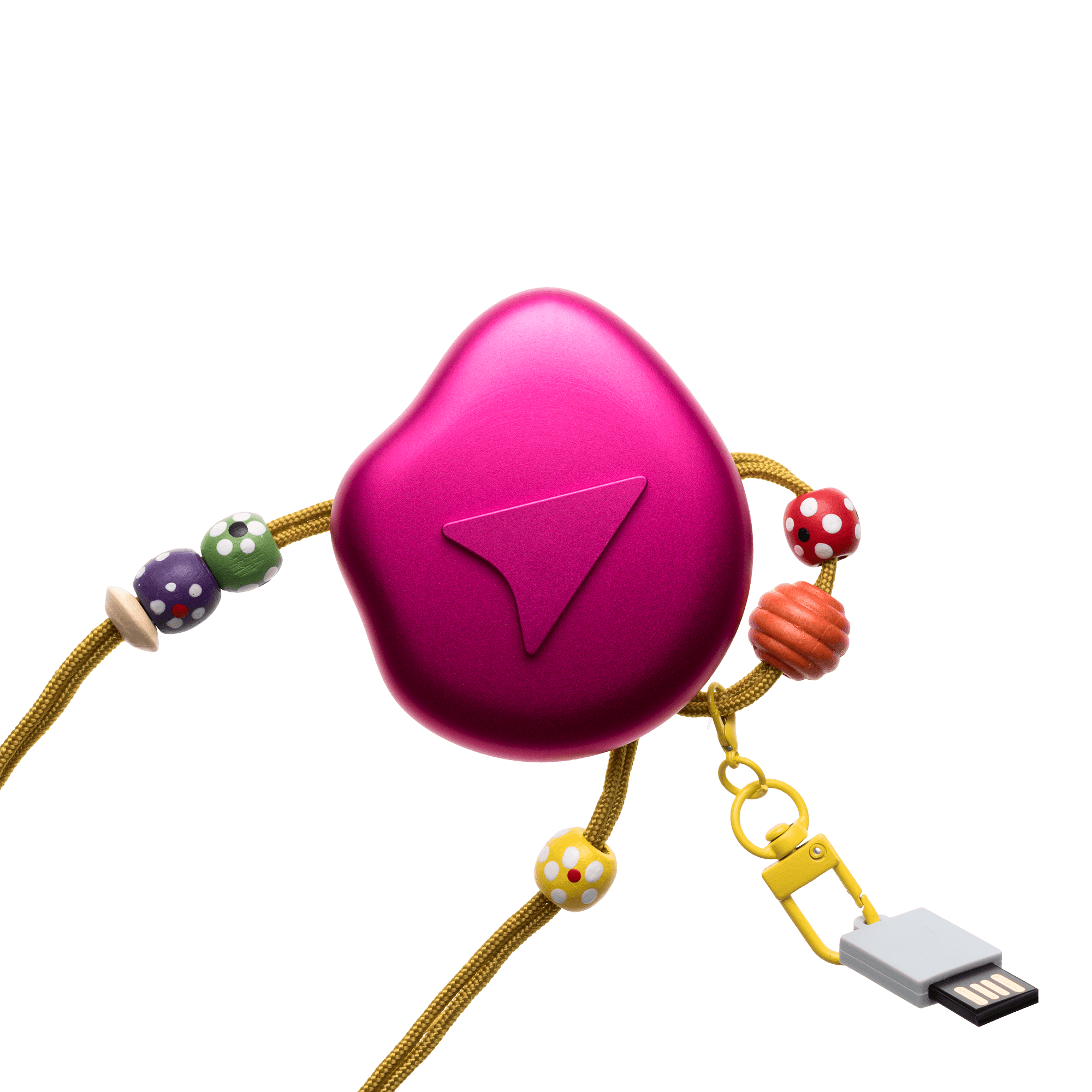 Pink aluminum finish, front